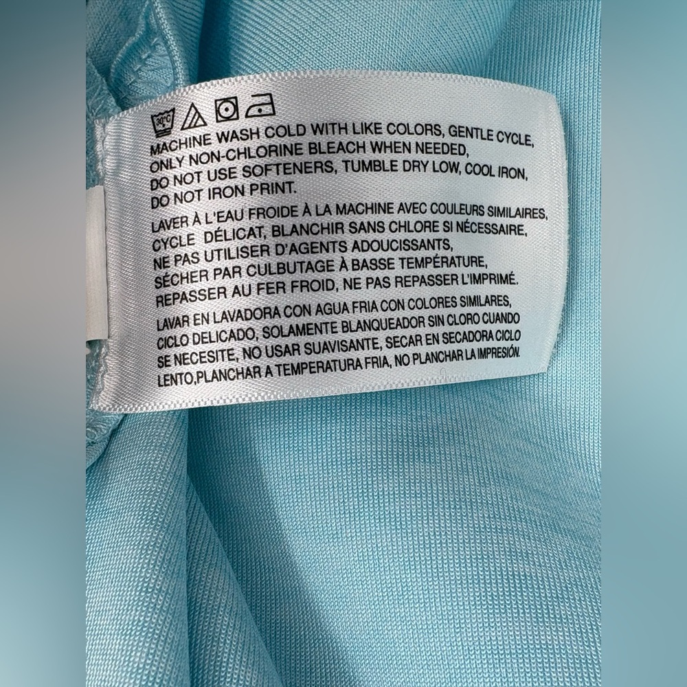 GREG NORMAN Golf Shirt Light Blue Quarter-Zip Pullover Women’s Large - Picture 7 of 8